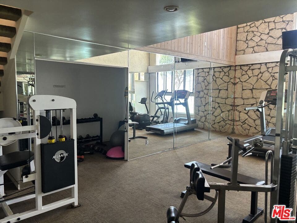 26664 Seagull Way, #A211, Malibu, CA 90265 Fitness center with view of th