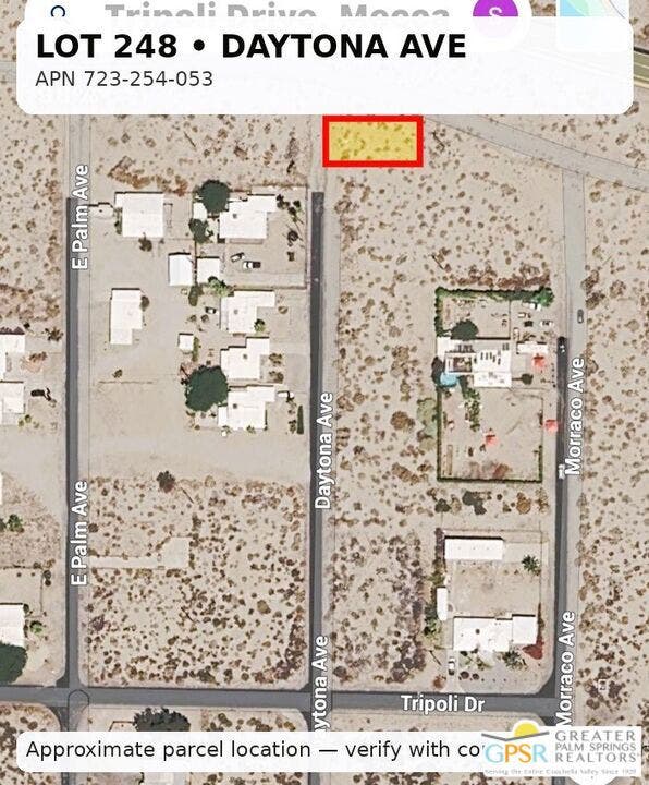 Property photo for 0 Dayton Avenue, Mecca, CA