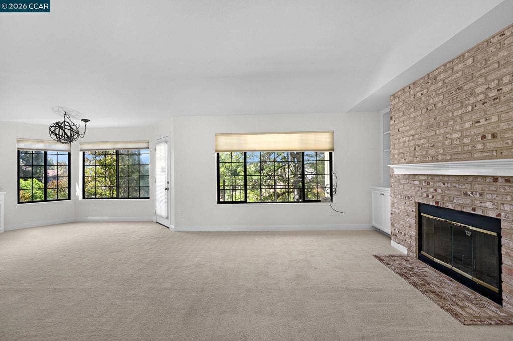 Brick Fireplace