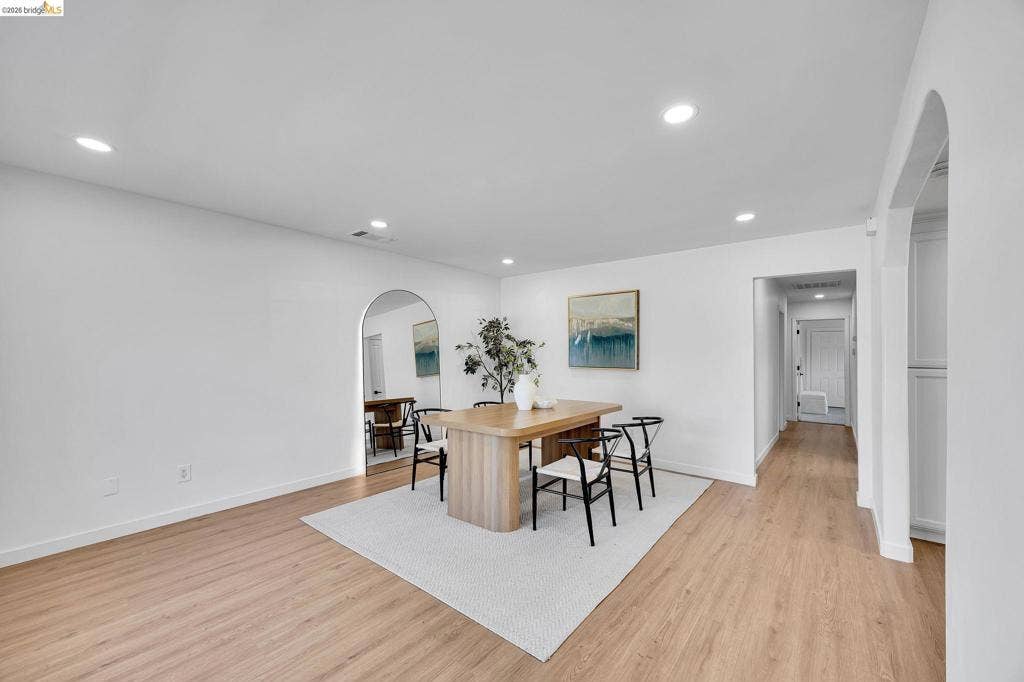 1509 Poppy Way, Antioch, CA 94509 Recessed lighting, wood-finish flooring, and arched doorways