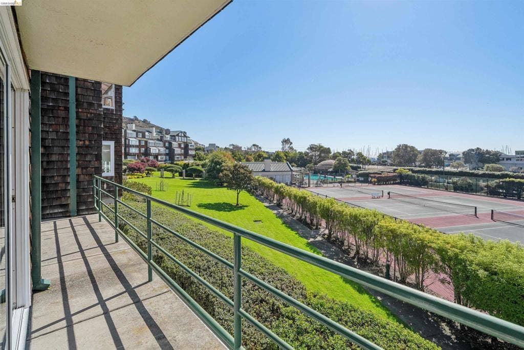 1200 Brickyard Way, #101, Richmond, CA 94801 One of three outdoor balconies
