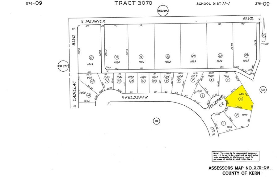 Property photo for 0 Feldspar Court, California City, CA