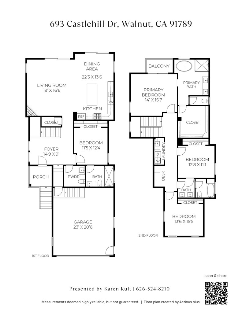 693 Castlehill Drive, Walnut, CA 91789 floorpan