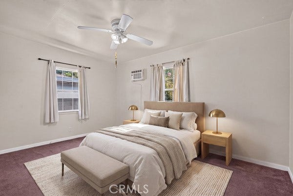 15834 E Kingside, Covina, CA 91722 This bedroom picture was virtually staged