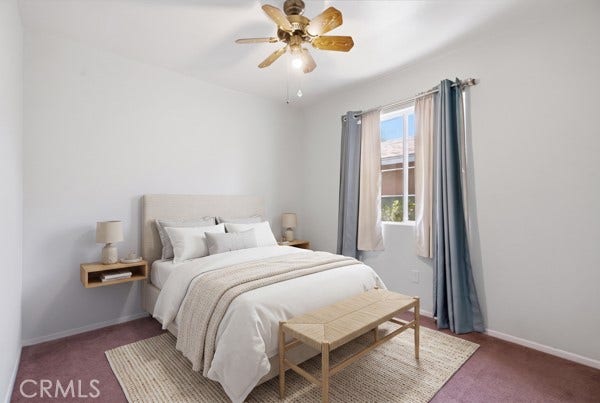 15834 E Kingside, Covina, CA 91722 This bedroom picture was virtually staged