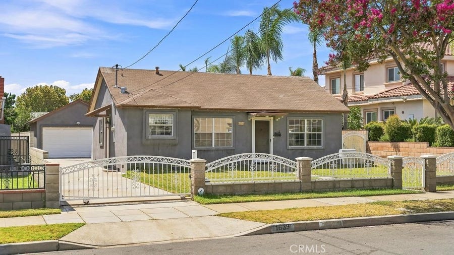 Property photo for 1639 Walnut Street, San Gabriel, CA