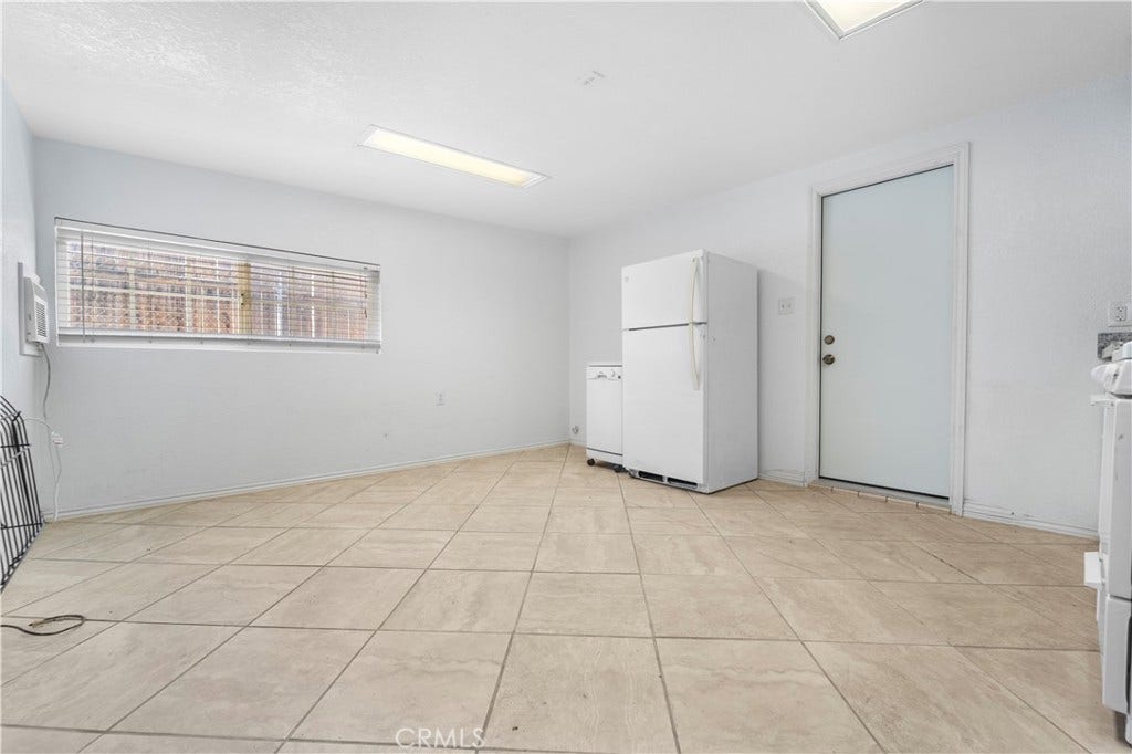 1232 E Elizabeth, Barstow, CA 92311 Unit C =Living Space-Freezzer and Window Door to Unit D