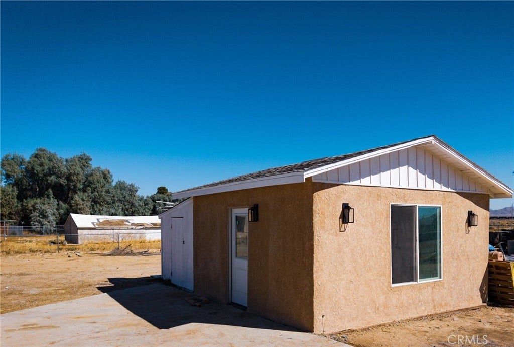 35225 Cedar Road, Barstow, CA 92311 Finished workshop and attached shed