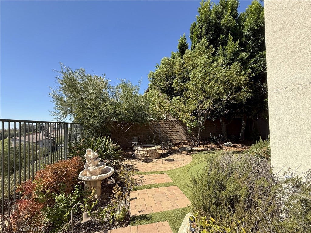 2700 E Coalinga Drive, Brea, CA 92821 Backyard garden and fountain