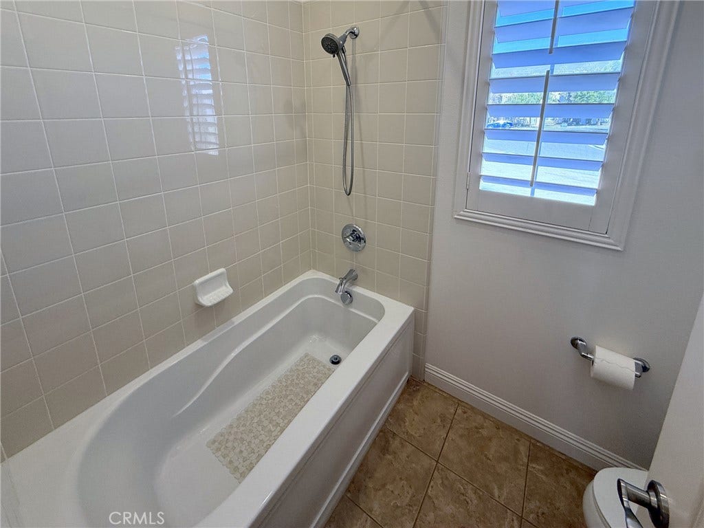 2700 E Coalinga Drive, Brea, CA 92821 Upstairs shared bathroom tub and shower