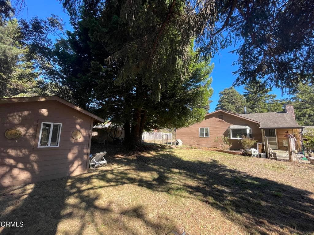 18801 Lahmon Lane, Fort Bragg, CA 95437 Yard w_pump house_storage