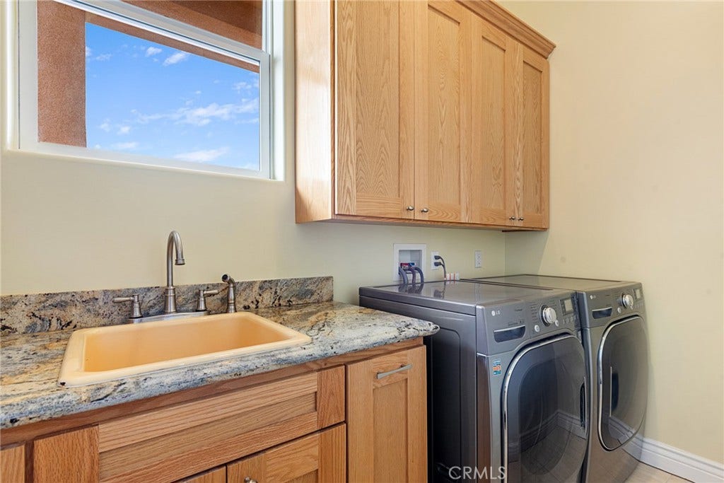 21819 E Chestnut Court, Walnut, CA 91789 2nd floor - Laundry room with custom cabinet and sink