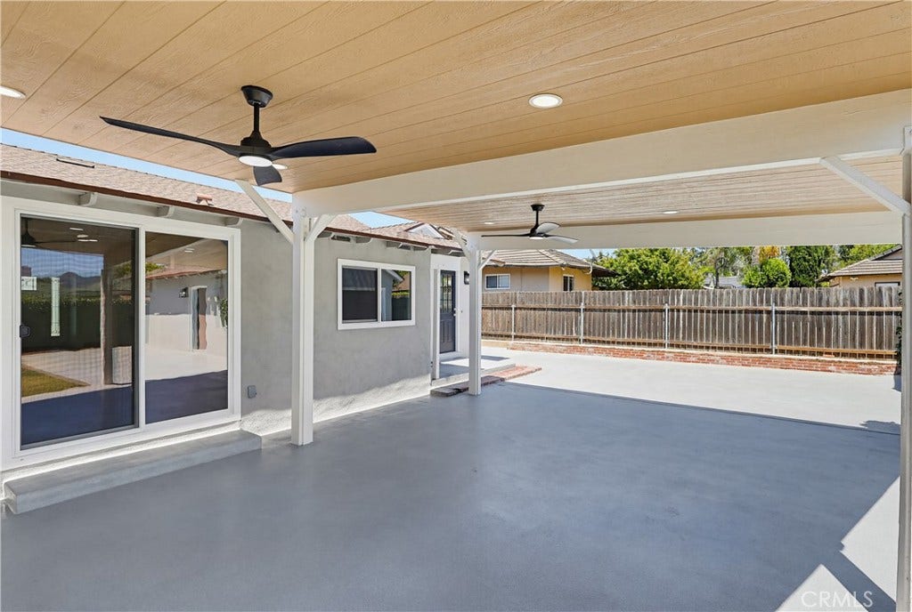 1532 E Old Badillo, Covina, CA 91724 Slider out of family room to patio