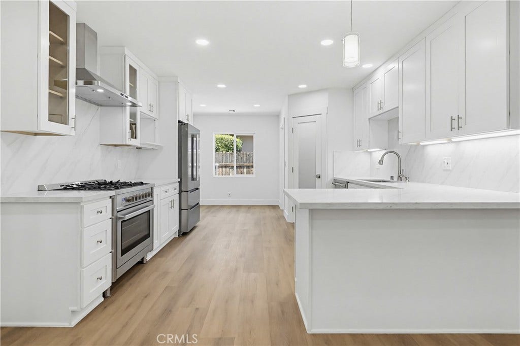 1532 E Old Badillo, Covina, CA 91724 New White Shaker cabinet kitchen