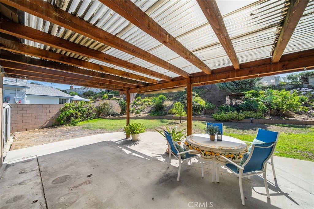 604 N Charter, Covina, CA 91724 Large covered patio.
