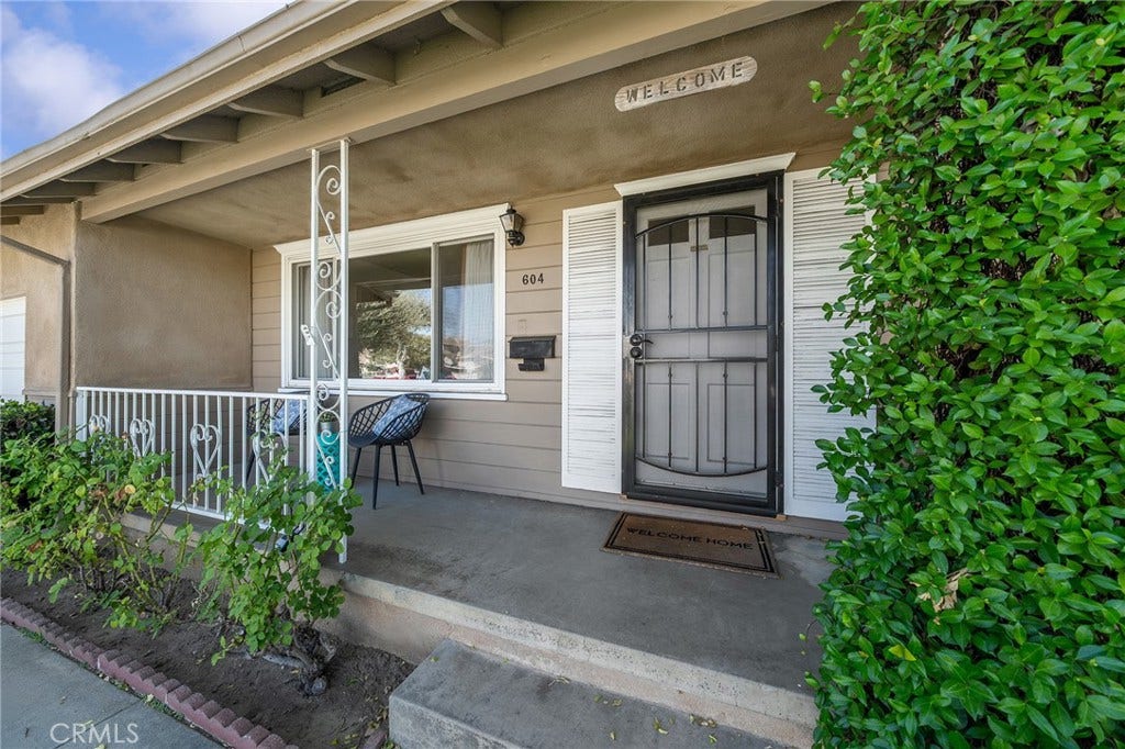 604 N Charter, Covina, CA 91724 Room to sit on the front porch.
