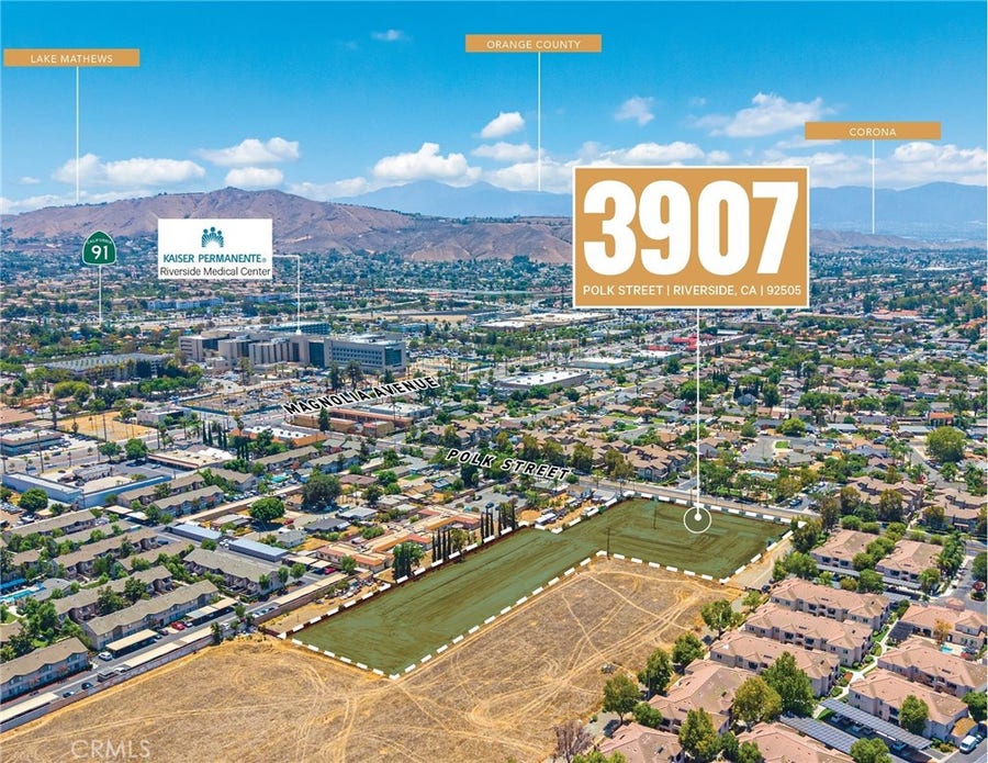 Property photo for 3907 Polk Street, Riverside, CA