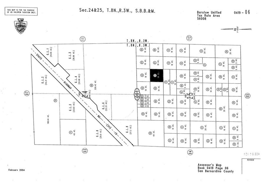 Property photo for 0 Near Hodge, Barstow, CA