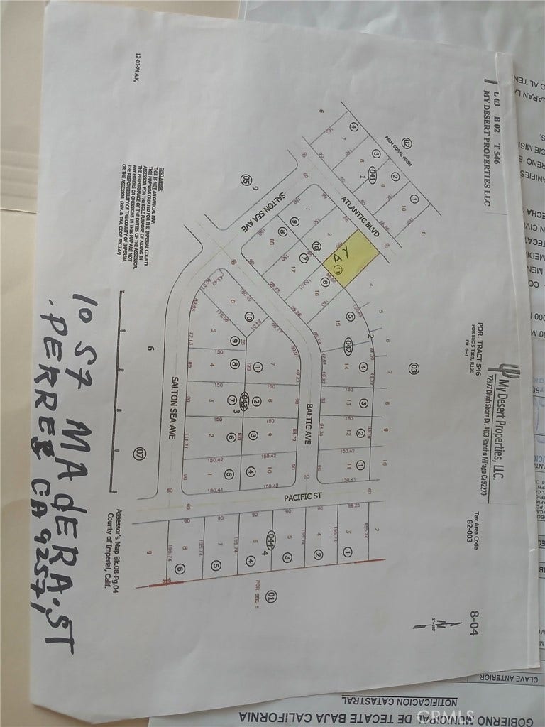 Property photo for 2820 atlantic blvd Boulevard, Thermal, CA