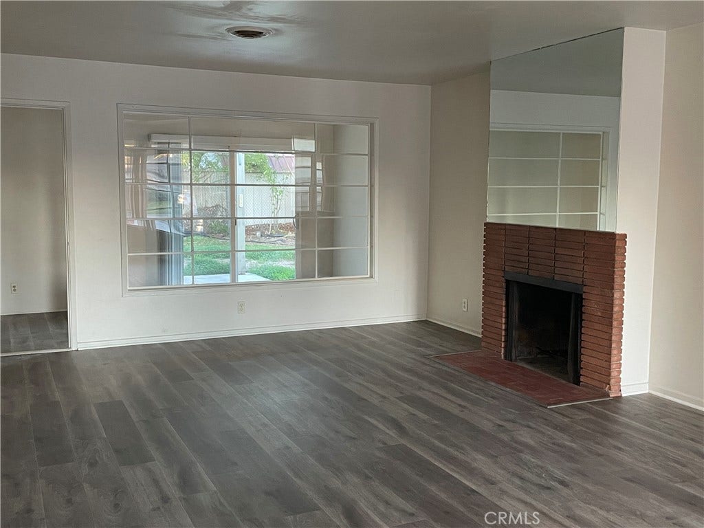 Living Room with Fireplace