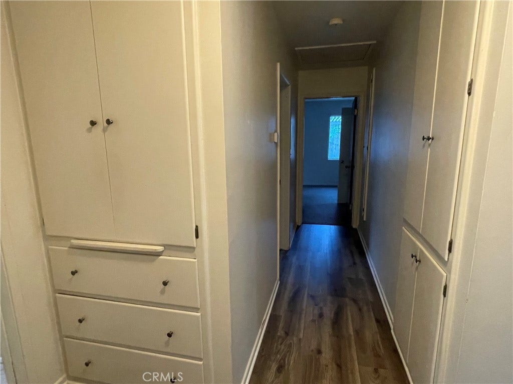 Hallway with ample Storage