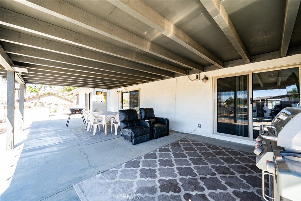 6616 Landfair, Riverside, CA 92509 Covered patio from main house