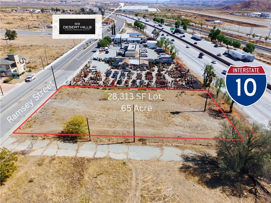 Property photo for 0 Ramsey, Banning, CA