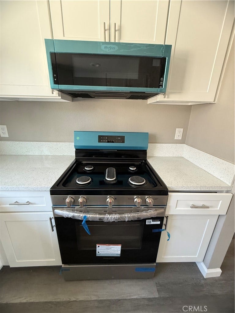 New stove and microwave