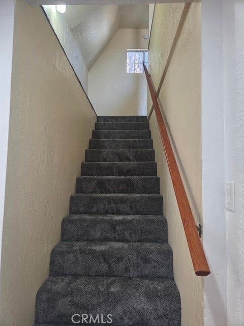 158 Leonard, Sugarloaf, CA 92386 Stairs to the loft bedroom
