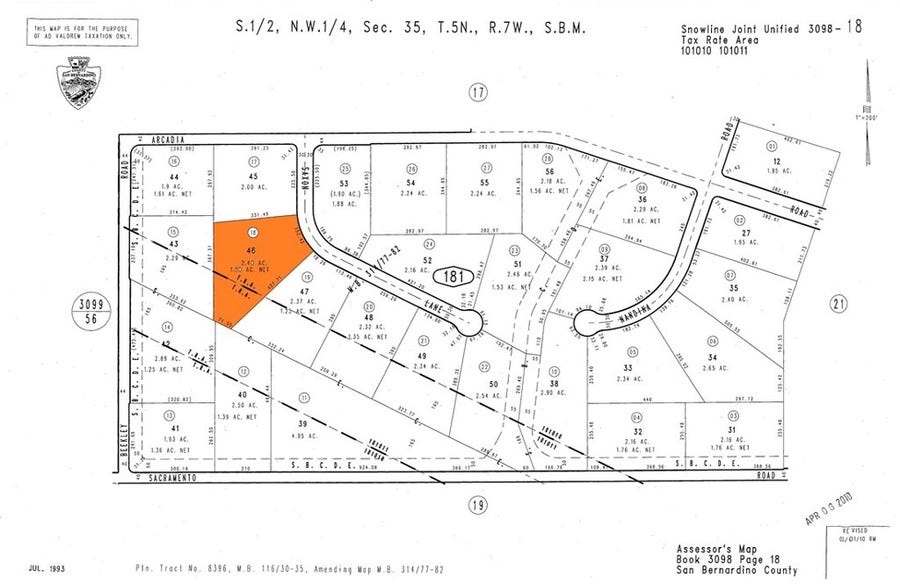 Property photo for 0 Saxon Lane, Phelan, CA