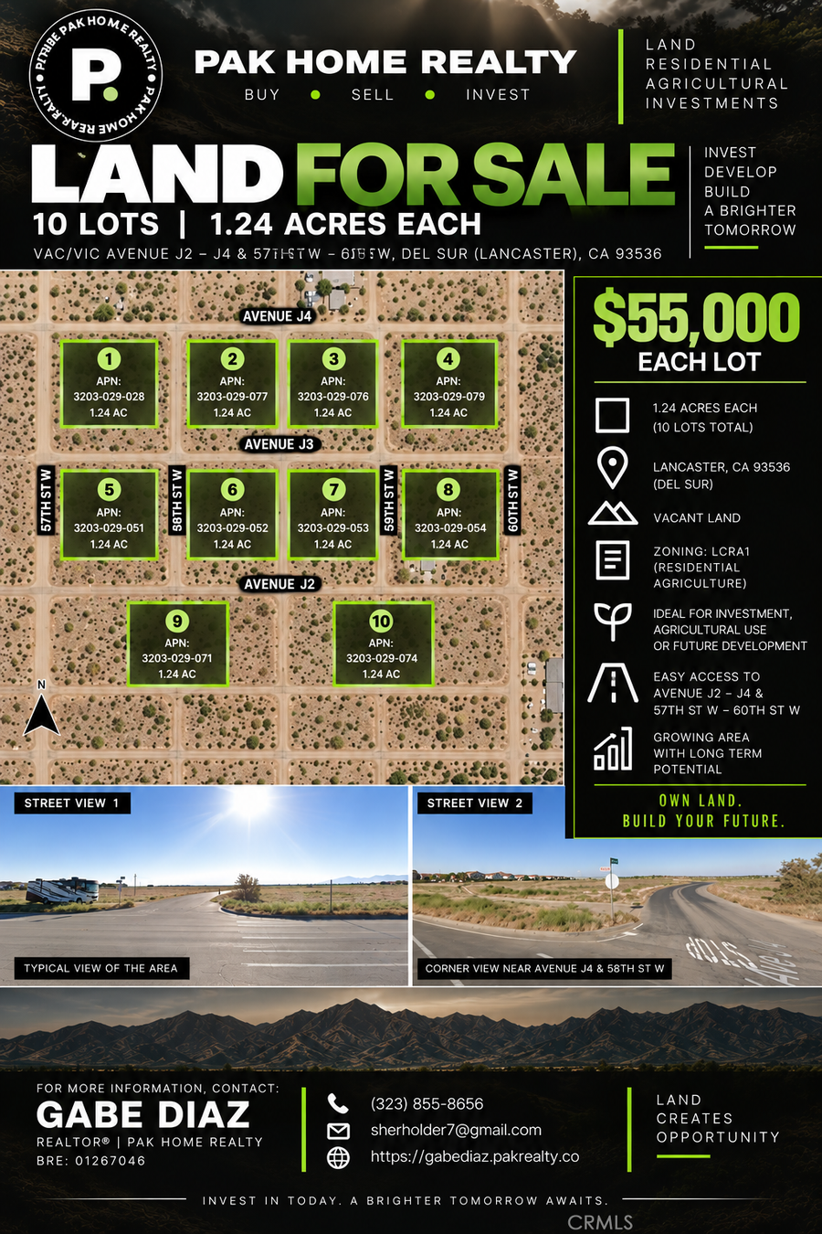 Property photo for 0 58th St W, Del Sur, CA