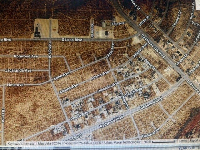 Property photo for 0 Lime Avenue, California City, CA