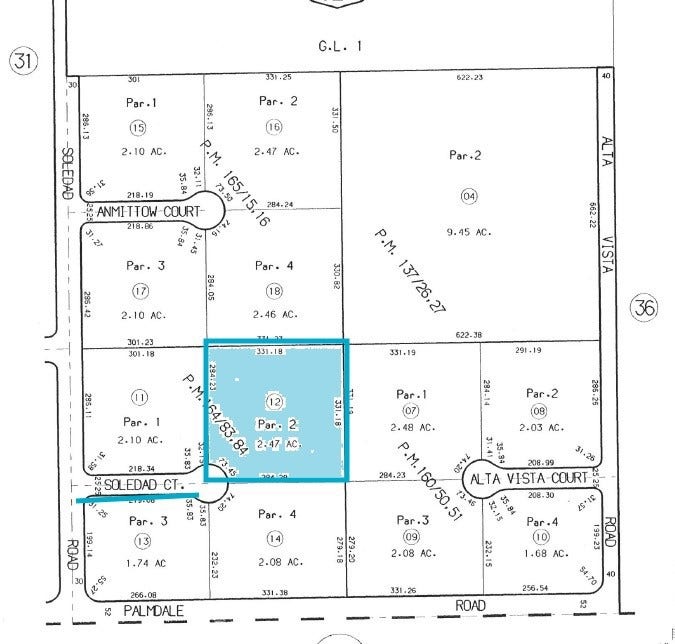 Property photo for 0 Soledad Court, Pinon Hills, CA