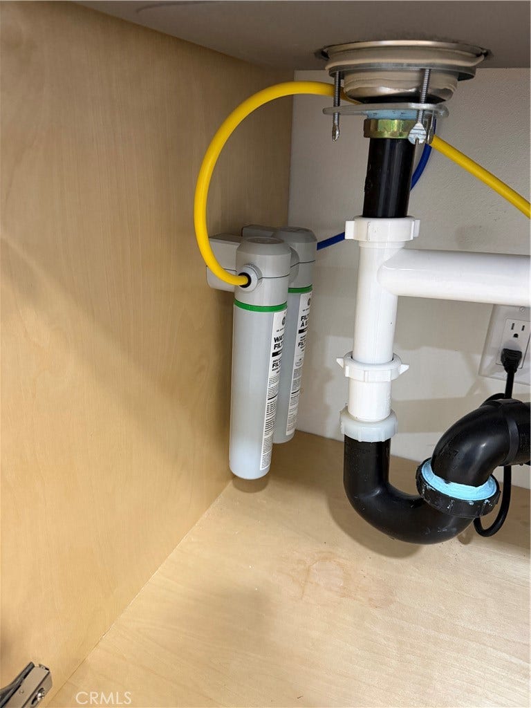 water filter under sink