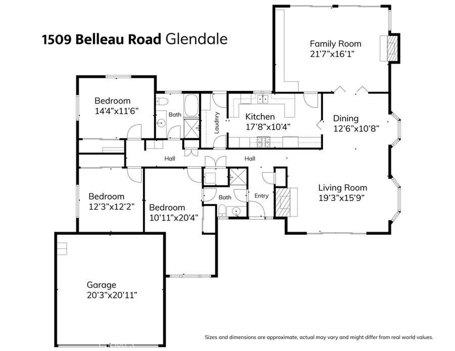 Property photo for 1509 Belleau, Glendale, CA