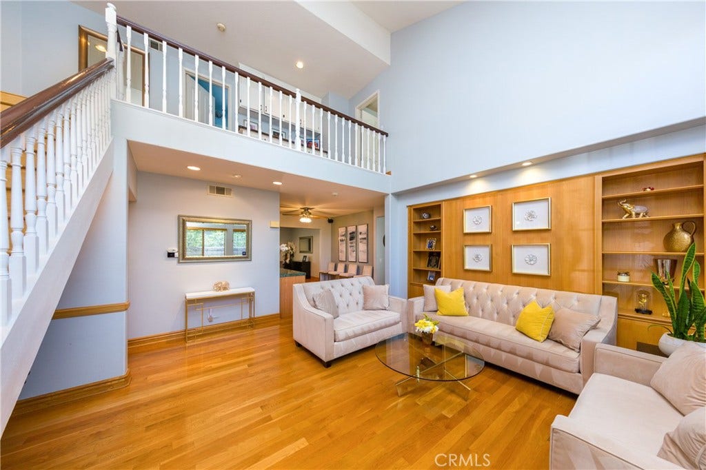 29324 Begonias Lane, Canyon Country, CA 91387 Living Room with Staircase going to second story