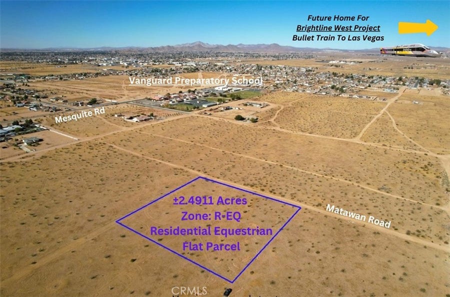 Property photo for 0 Matawan Road, Apple Valley, CA