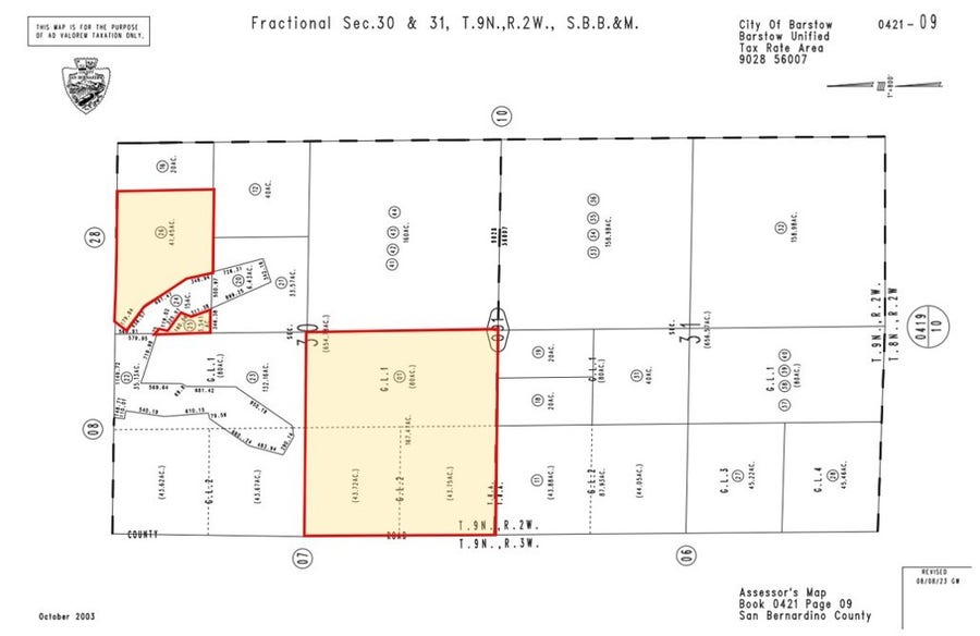 Property photo for 0 Delaney Road, Barstow, CA