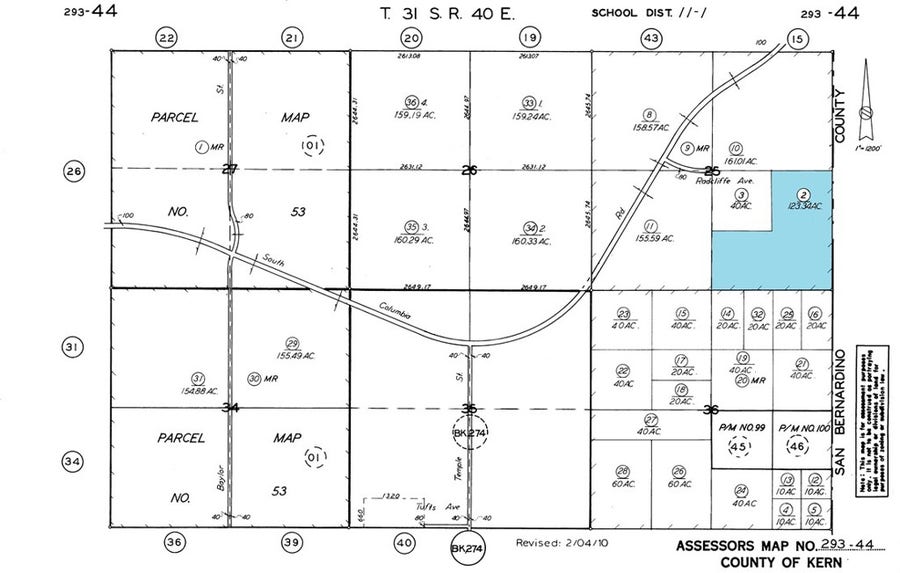 Property photo for 0 Radcliffe Ave, California City, CA