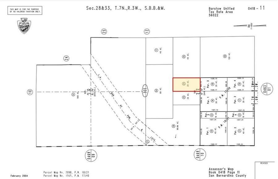 Property photo for 0 Bell Mountain Road, Apple Valley, CA