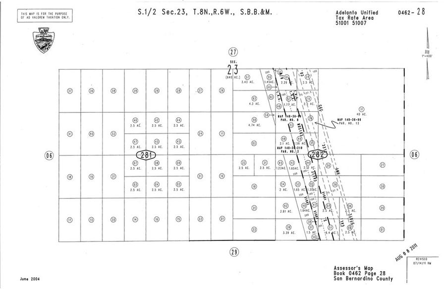 Property photo for 0 SHADOW MOUNTAIN RD, Adelanto, CA