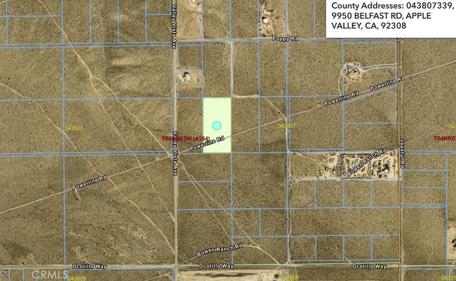 Property photo for 9950 Belfast Road, Apple Valley, CA