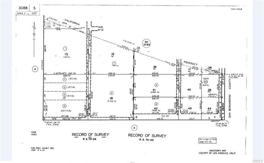 Property photo for 32935 260th E, Llano, CA