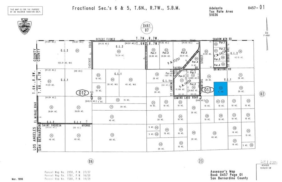 Property photo for 0 Chamisal St, El Mirage, CA