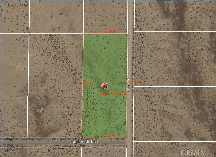 Property photo for 0 Corral Road, Helendale, CA