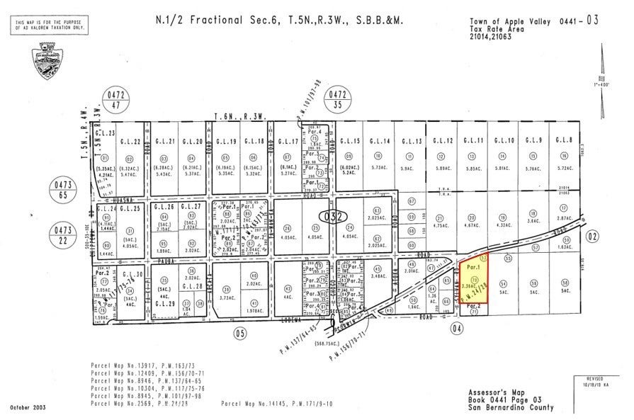 Property photo for 0 Corwin Road, Apple Valley, CA
