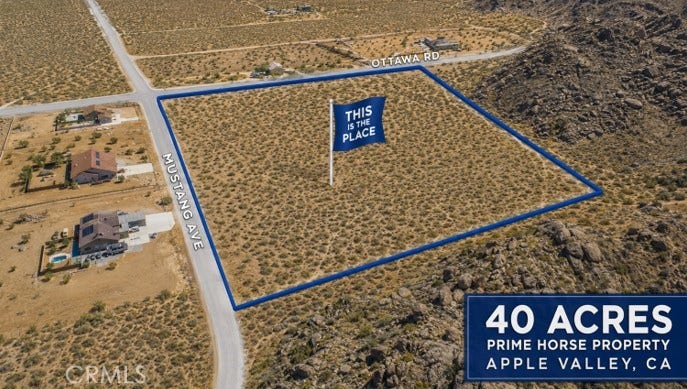 Property photo for 0 Mustang, Apple Valley, CA