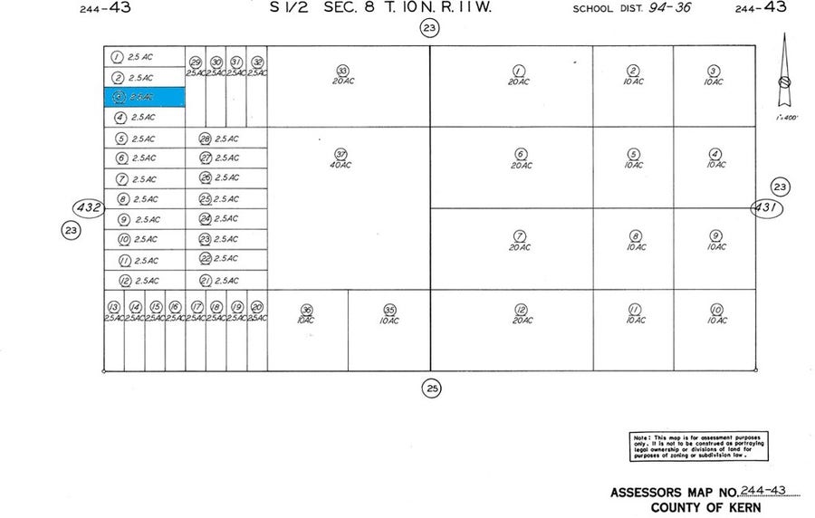 Property photo for 0 Trotter Ave., Mojave, CA