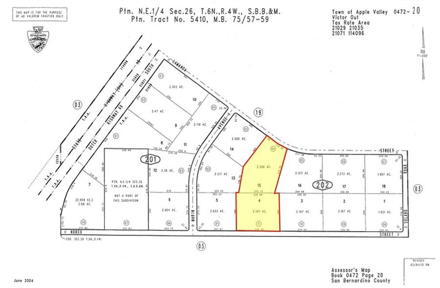 Property photo for 0 Norco St, Apple Valley, CA