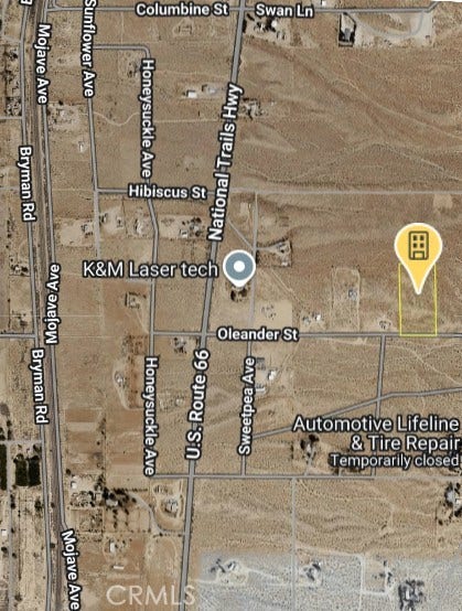 Property photo for 0 Oleander, Oro Grande, CA